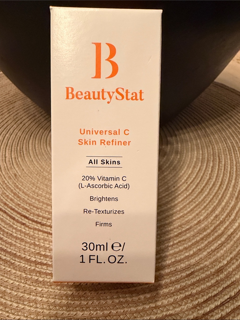 BeautyStat Skin Refiner Bottle Sealed in White & Orange Box 1 Oz.